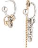 Justine Clenquet Justine Clenquet Celina Asymmetrical Hoop Earrings - 2