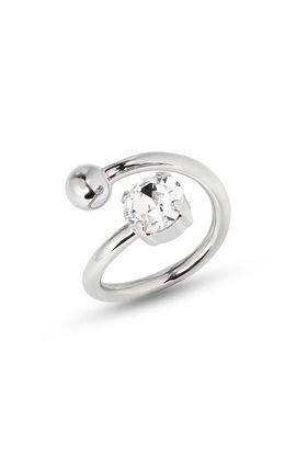 Justine Clenquet Justine Clenquet Maisie Crystal Open Ring