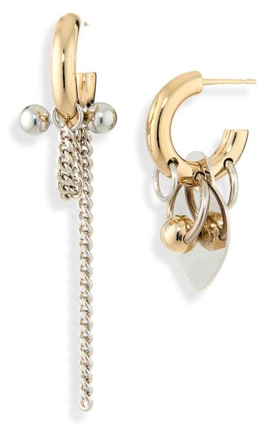 Justine Clenquet Justine Clenquet Nick Mixed Metal Drop Earrings