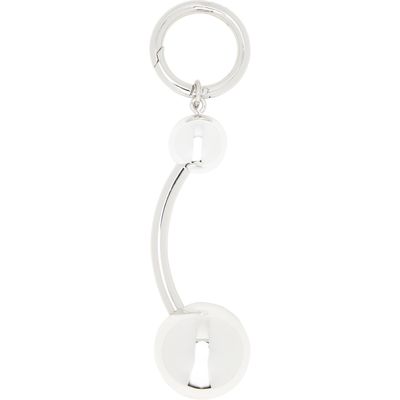 Justine Clenquet Justine Clenquet Silver Connie Piercing Keychain