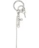 Justine Clenquet Justine Clenquet Silver Lewis Keychain - 1
