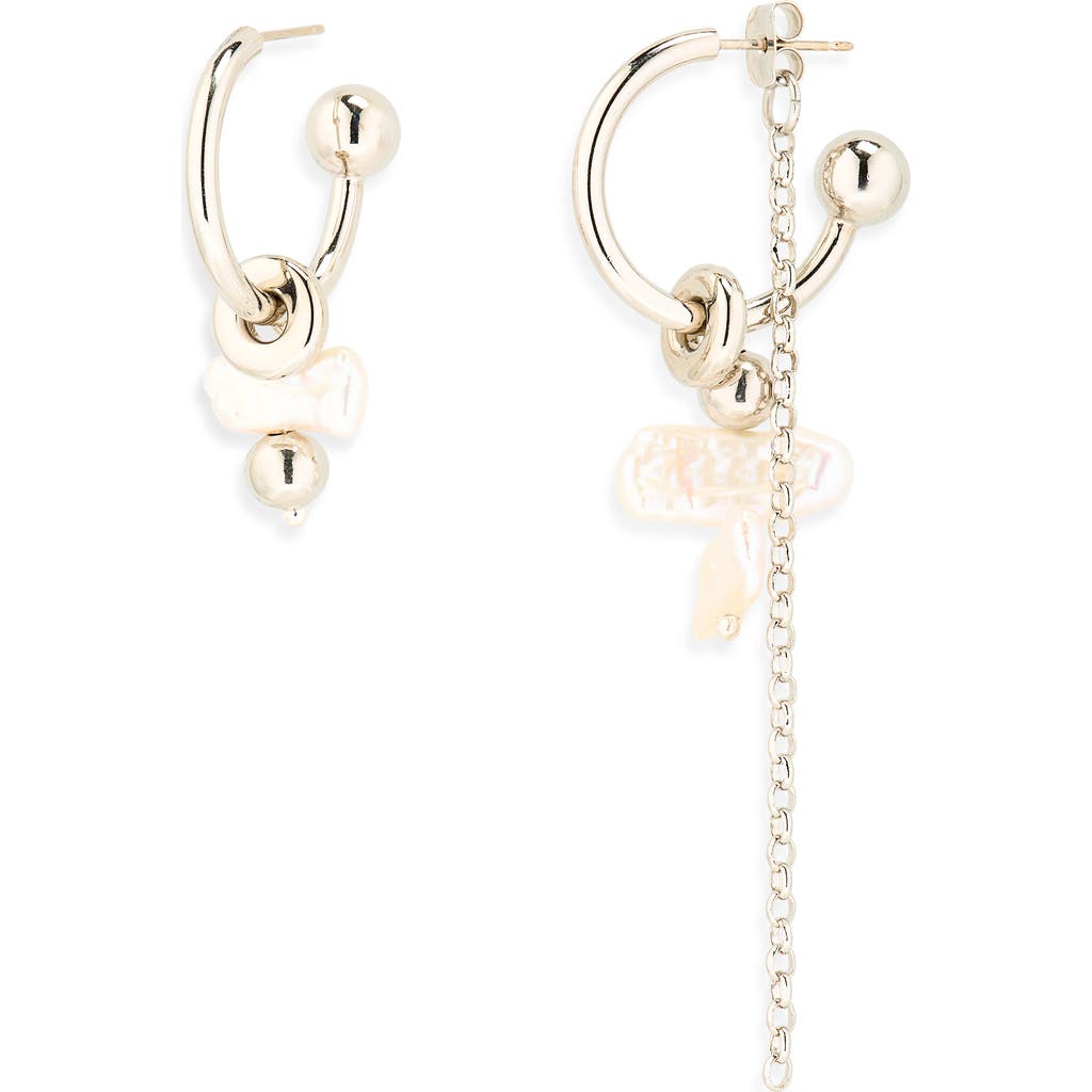 Justine Clenquet Justine Clenquet Sunny Mismatched Hoop Drop Earrings