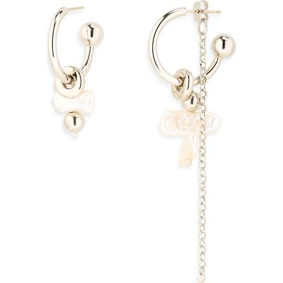 Justine Clenquet Justine Clenquet Sunny Mismatched Hoop Drop Earrings