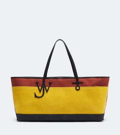 JW Anderson JW Anderson Anchor striped canvas tote bag