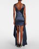 JW Anderson JW Anderson Asymmetric draped minidress - 3
