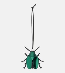JW Anderson JW Anderson Beetle metallic leather bag charm