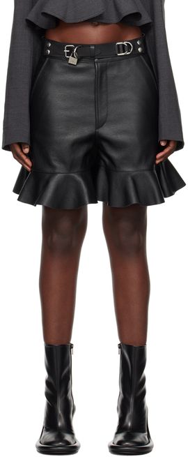 JW Anderson JW Anderson Black Padlock Shorts