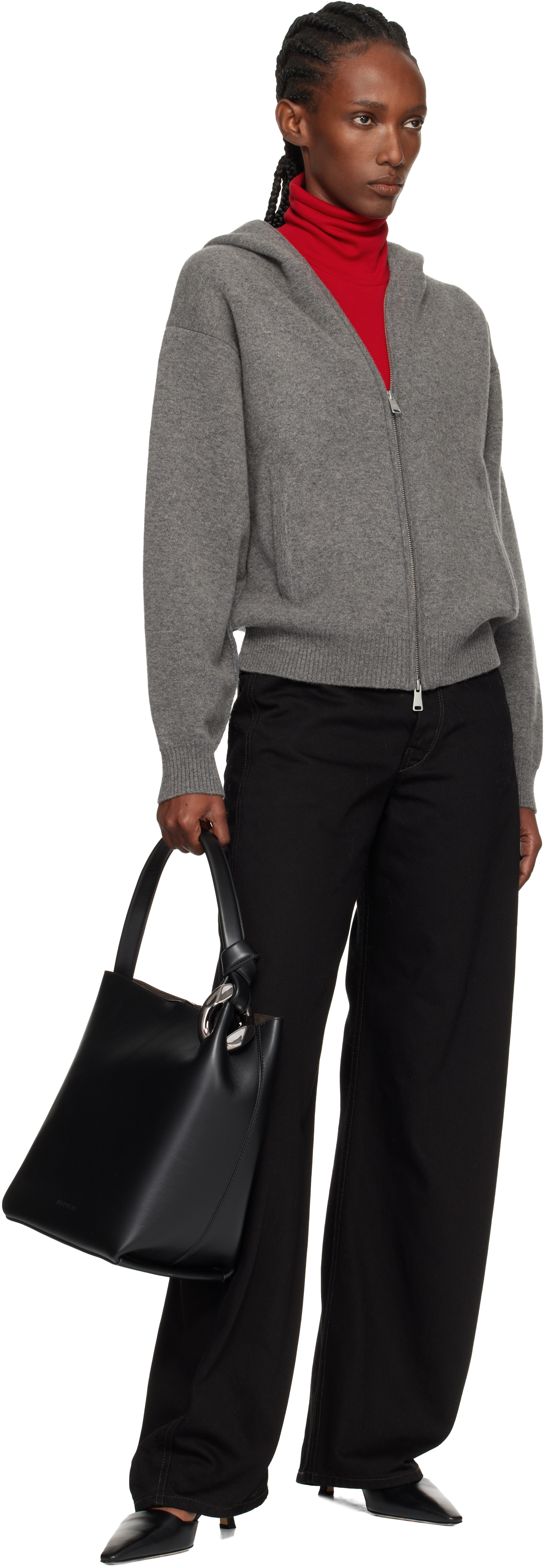 JW Anderson - Black 'The JWA Corner Bucket' Bag