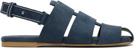 JW Anderson JW Anderson Blue Stripe Flat Sandals