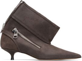 JW Anderson JW Anderson Brown Biker Kitten Heel Boots