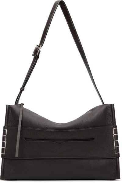 JW Anderson JW Anderson Brown Messenger Loafer Bag