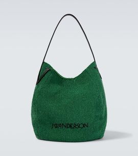 JW Anderson JW Anderson Bulb Small beaded bucket bag