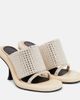 JW Anderson JW Anderson Bumper Tube embellished leather sandals - 1