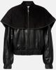 JW Anderson JW Anderson Caped leather jacket - 1