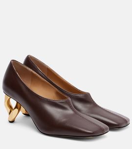 JW Anderson JW Anderson Chain 75 leather pumps