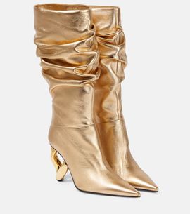 JW Anderson JW Anderson Chain leather knee-high boots