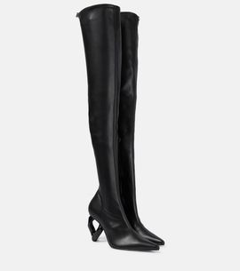 JW Anderson JW Anderson Chain over-the-knee leather boots