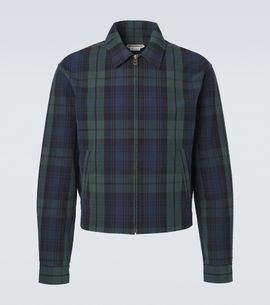 JW Anderson JW Anderson Checked cotton seersucker blouson jacket