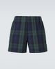 JW Anderson JW Anderson Checked cotton seersucker shorts - 1