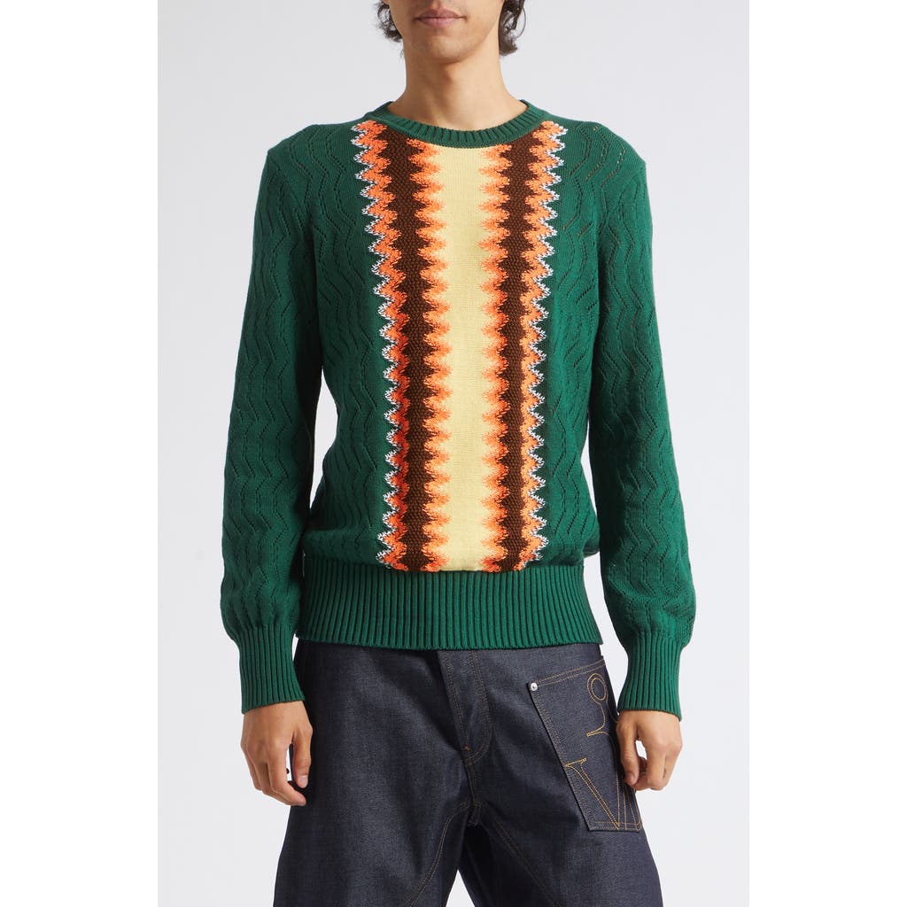 JW Anderson JW Anderson Chevron Stitch Sweater