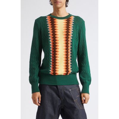 JW Anderson JW Anderson Chevron Stitch Sweater