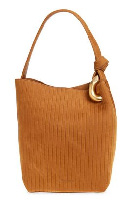JW Anderson JW Anderson Corner Stripe Deerskin Tote