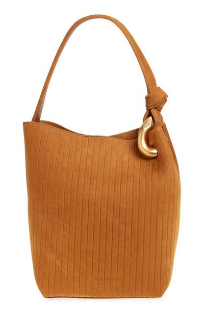 JW Anderson JW Anderson Corner Stripe Deerskin Tote