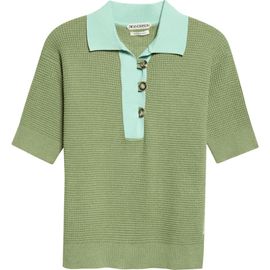 JW Anderson JW Anderson Cotton & Cashmere Blend Polo Sweater