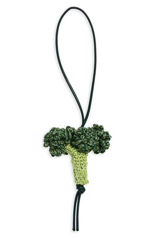 JW Anderson JW Anderson Crocheted Broccoli Bag Charm