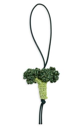 JW Anderson JW Anderson Crocheted Broccoli Bag Charm
