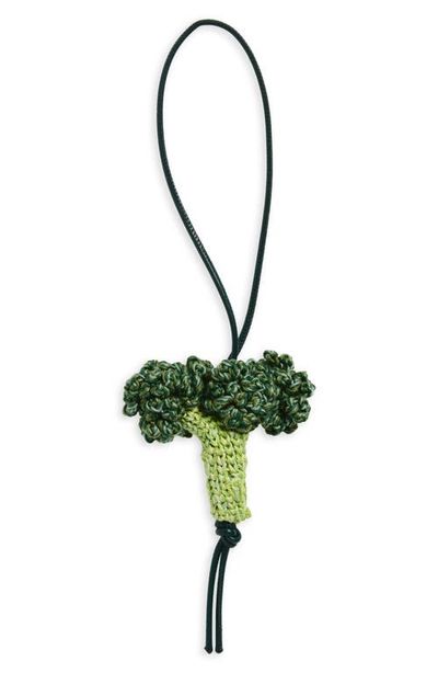 JW Anderson JW Anderson Crocheted Broccoli Bag Charm