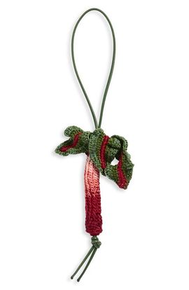 JW Anderson JW Anderson Crocheted Rhubarb Bag Charm