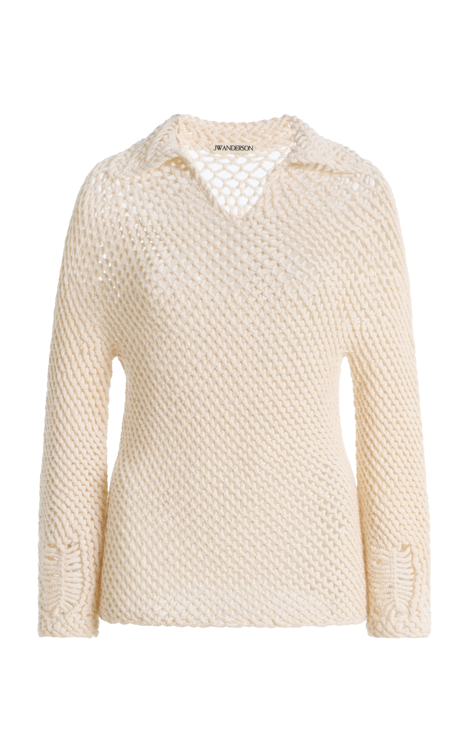 JW Anderson JW Anderson Crocheted Wool Knit Sweater