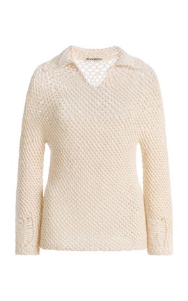 JW Anderson JW Anderson Crocheted Wool Knit Sweater