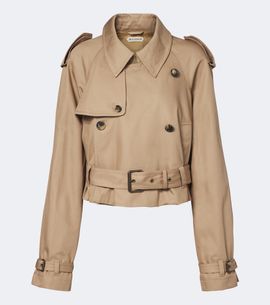 JW Anderson JW Anderson Cropped cotton trench coat