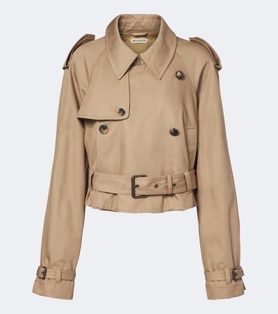 JW Anderson JW Anderson Cropped cotton trench coat
