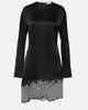 JW Anderson JW Anderson Deconstructed satin minidress - 1
