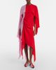 JW Anderson JW Anderson Draped caped silk midi dress - 2