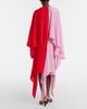 JW Anderson JW Anderson Draped caped silk midi dress - 3