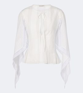 JW Anderson JW Anderson Draped cotton top