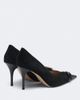 JW Anderson JW Anderson Embellished leather-trimmed suede pumps - 4