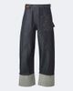 JW Anderson JW Anderson Embroidered wide-leg jeans - 1