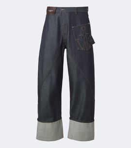 JW Anderson JW Anderson Embroidered wide-leg jeans