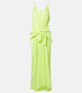 JW Anderson JW Anderson Gathered silk midi dress