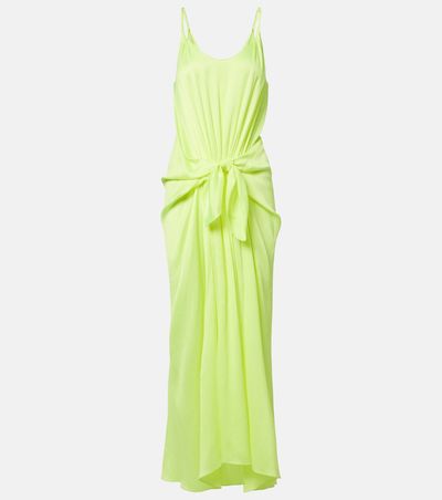 JW Anderson JW Anderson Gathered silk midi dress