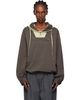 JW Anderson JW Anderson Gray Contrast Hood Anorak - 1