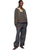 JW Anderson JW Anderson Gray Contrast Hood Anorak - 4