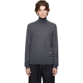 JW Anderson JW Anderson Gray Logo Turtleneck
