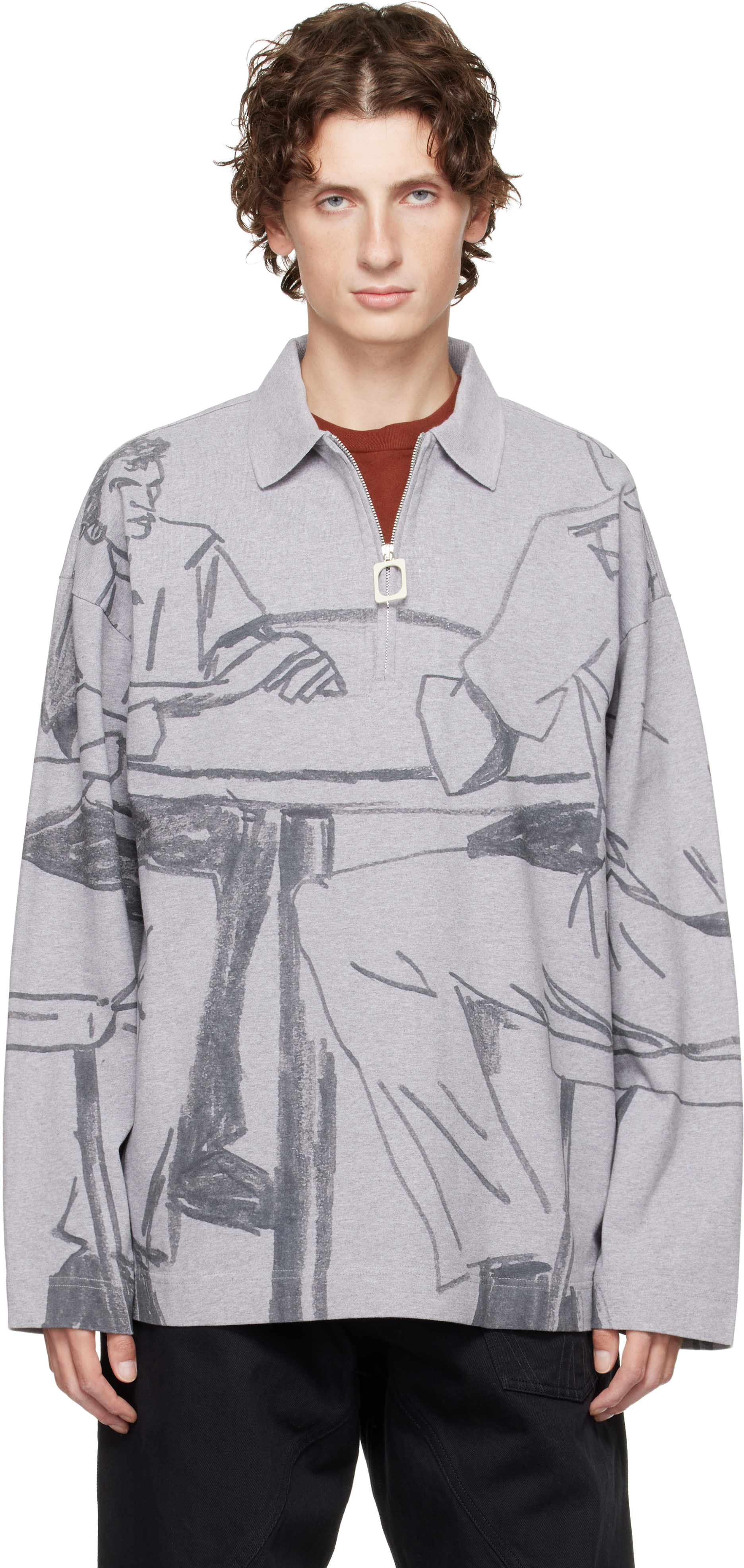 JW Anderson - Black Carrie Poster Hoodie JW Anderson - Black Carrie Poster Hoodie