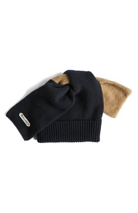 JW Anderson JW Anderson Knotted Colorblock Wool Beanie